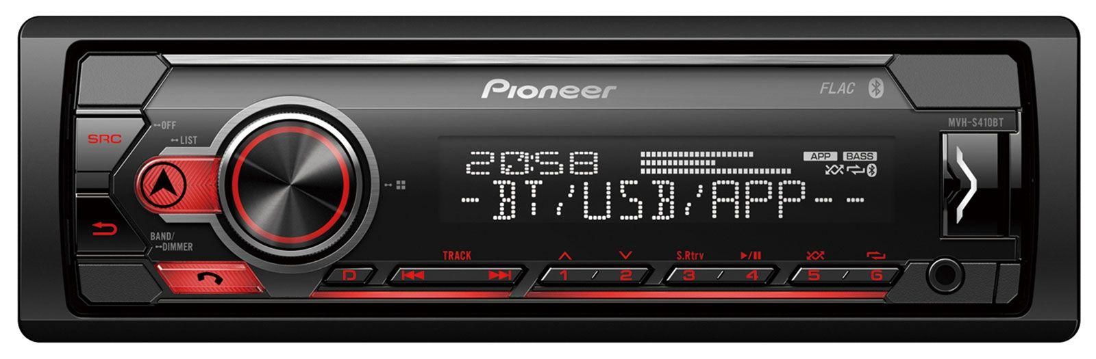 Pioneer 2DIN MP3 AUX USB Bluetooth Autoradio für Alfa Romeo Mito ISO 955 08-14 s